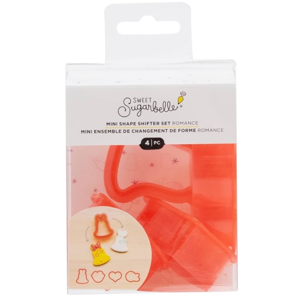 Sweet Sugarbelle Mini Shape Shifters Romance Cookie Cutter Wedding Bell Lips Red